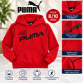 Buso PUMA rojo para niño talla 8-10