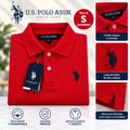 Camiseta polo U.S. Polo Assn. roja para hombre talla S